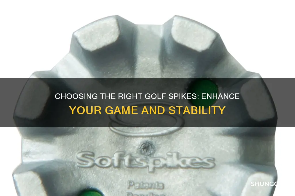what golf spikes