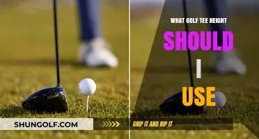Finding Your Perfect Tee Height: Tips for Golfers of All Levels