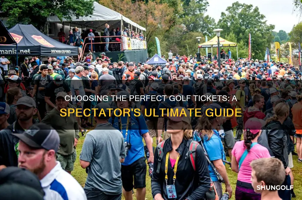 what golf tickets to buy