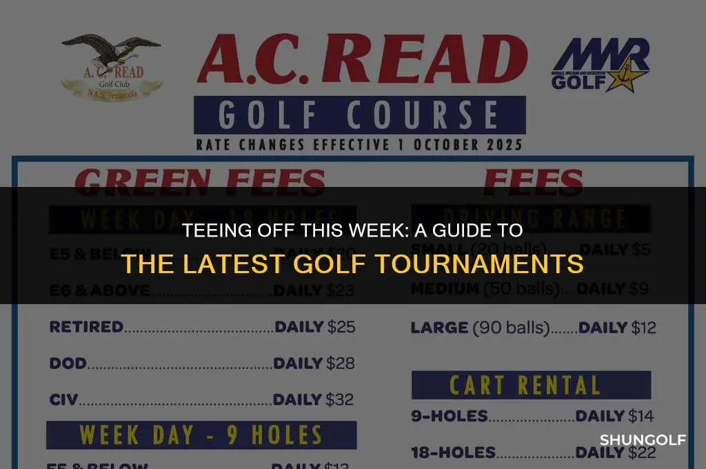 what golf tournament is this week