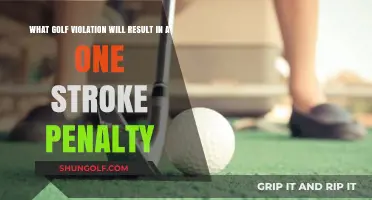 Golf Violations: One-Stroke Penalty Rules Every Golfer Should Know