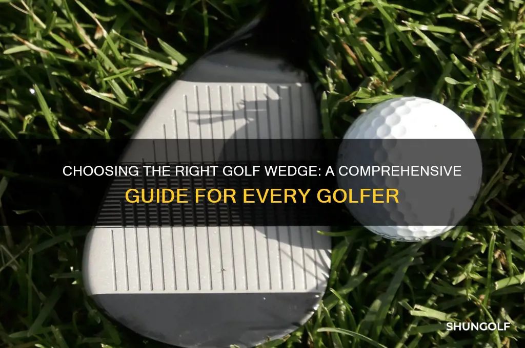 what golf wedge do i need