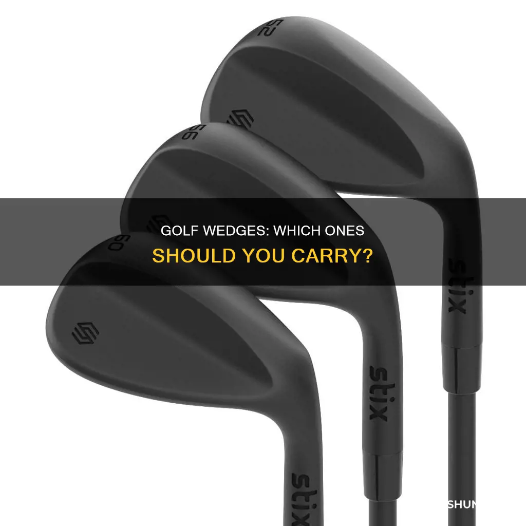 what golf wedges do i need