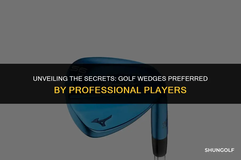 what golf wedges do the pros use