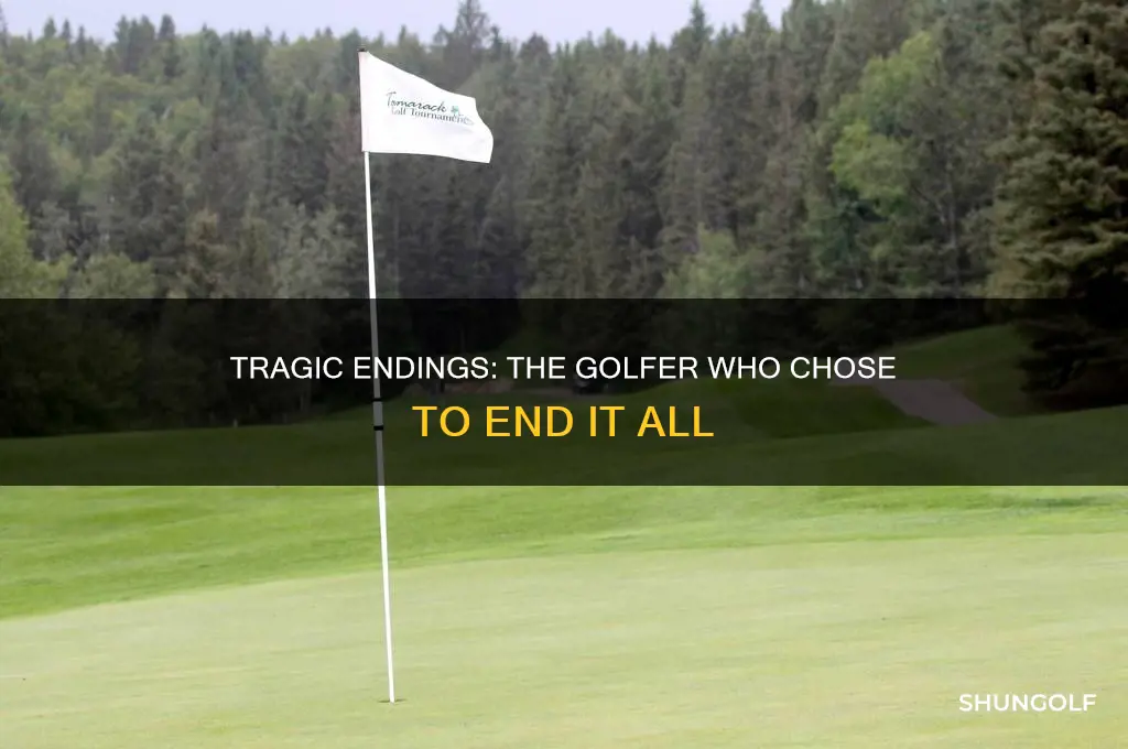 what golfer commited suicide