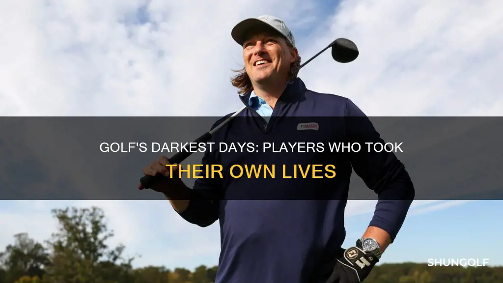what golfer committed suicide