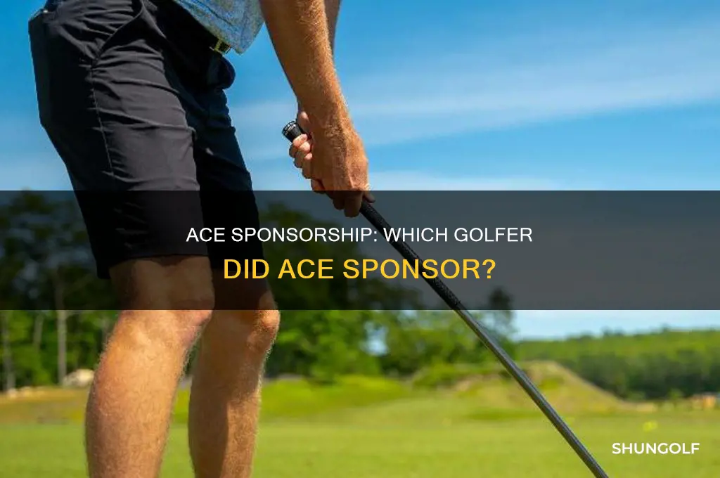 what golfer did ace sponser