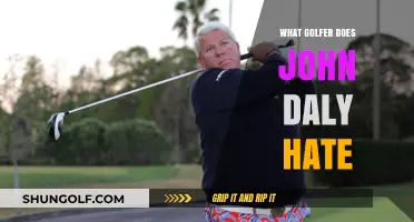 John Daly's Rivalry: The Golfer He Can't Stand on the Course