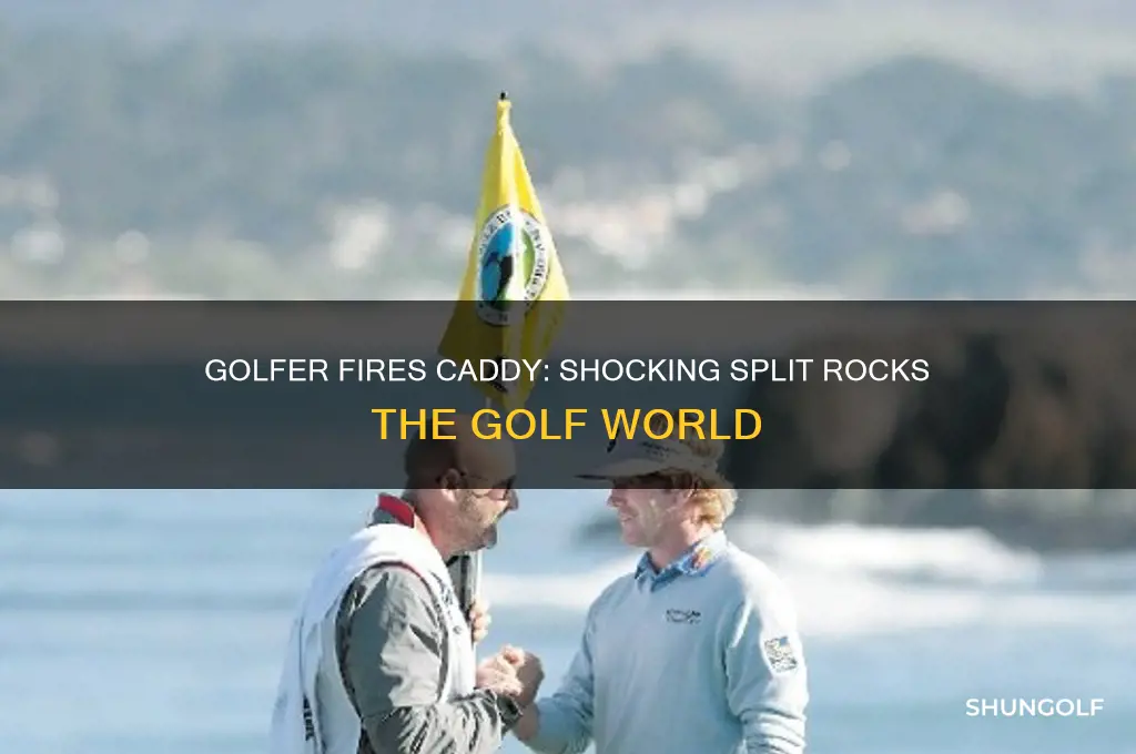 what golfer firered their caddy