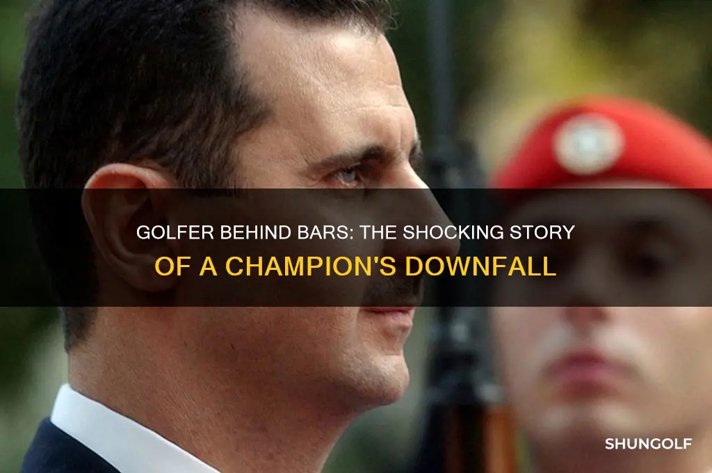 what golfer got locked up