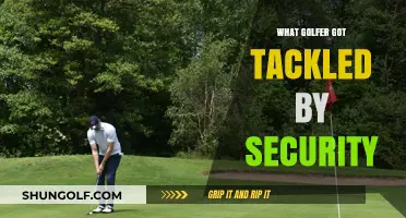 Golfer Tackled by Security: The Shocking Incident Unveiled