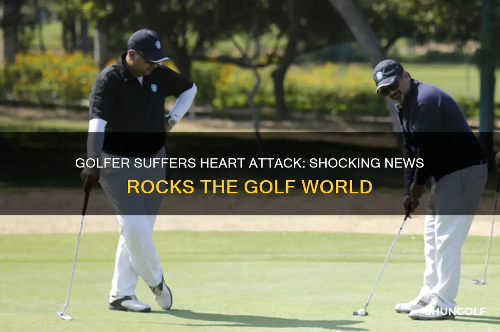 what golfer had heart attack yesterday