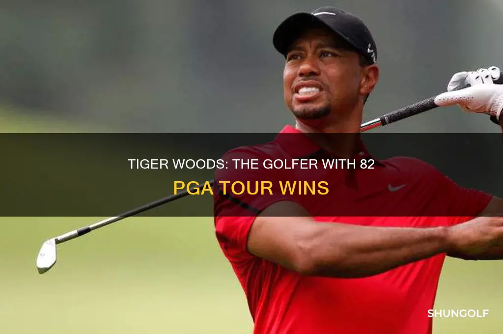 what golfer has 82 wins