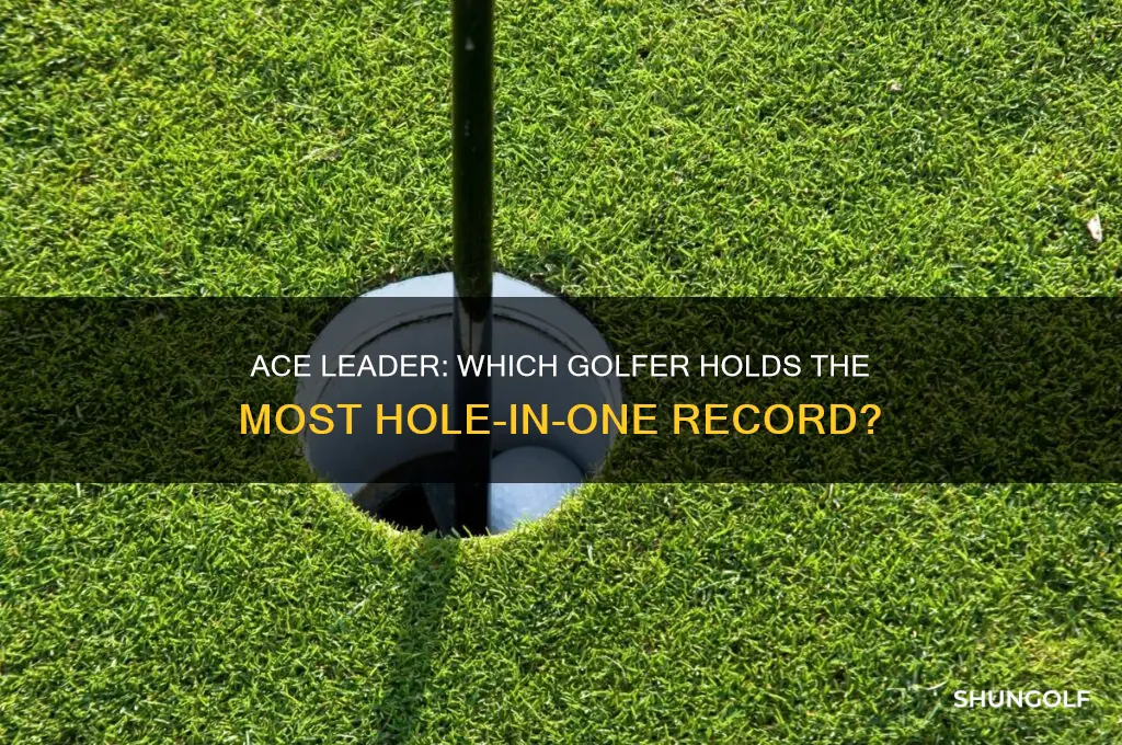what golfer has hit the most hole in ones