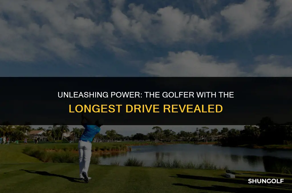 what golfer has the longest drive