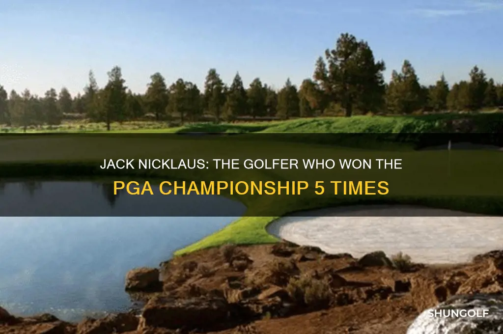 what golfer has won the pga championship 5 times