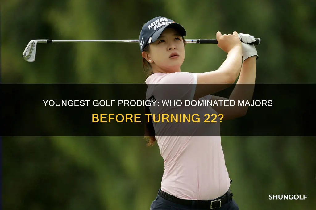 what golfer has won themost majors before turning 22