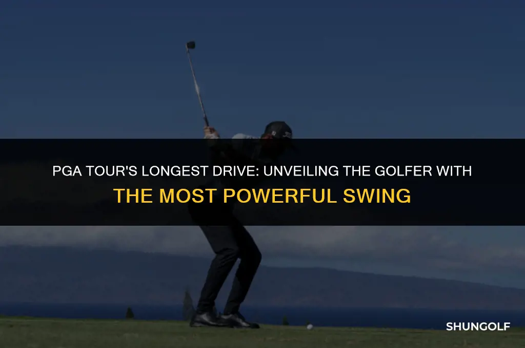 what golfer hit the longest drive in the pga tour
