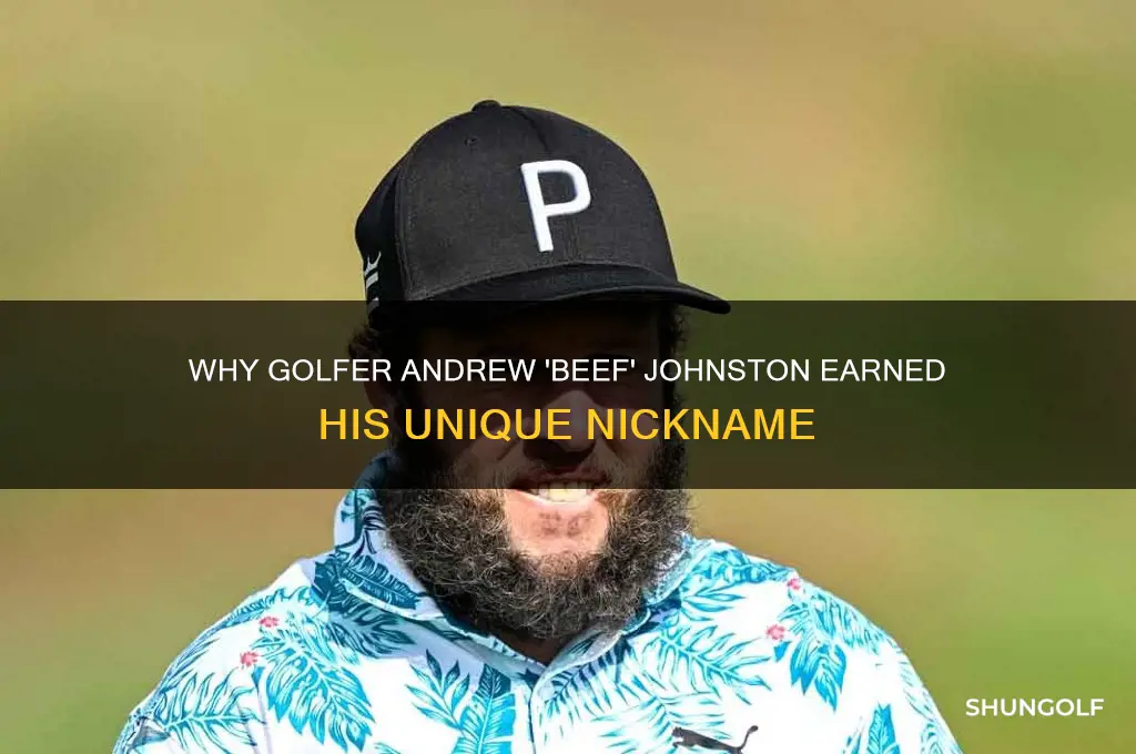 what golfer is called beef