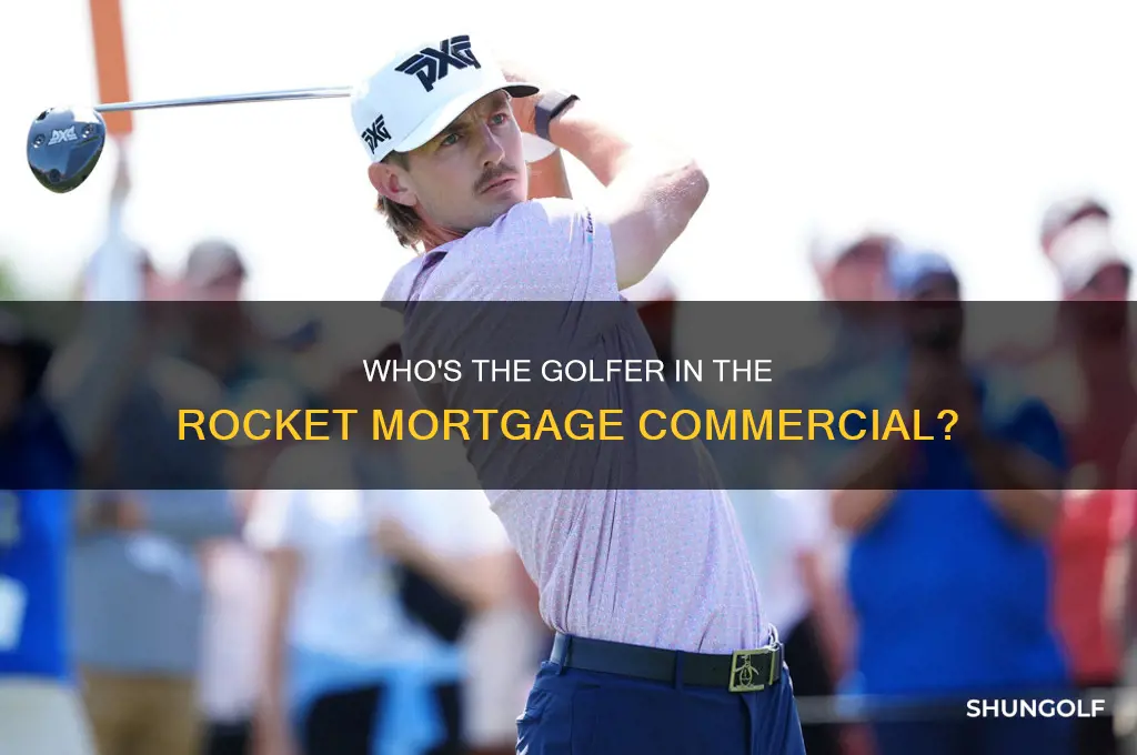 what golfer is in the rocket mortgage commercial