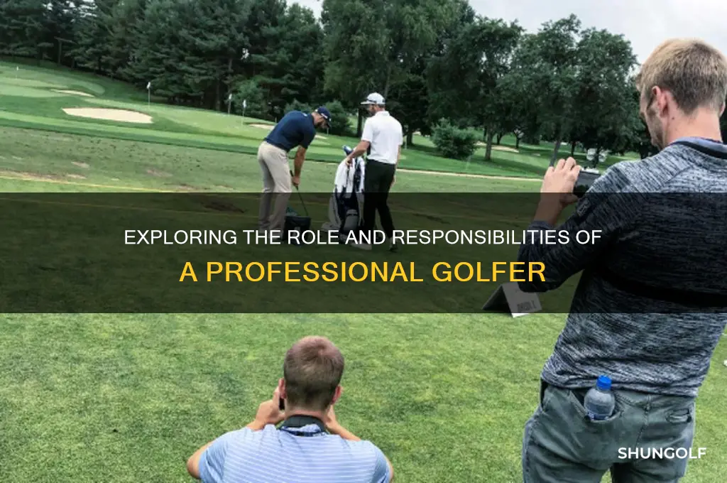 what golfer job