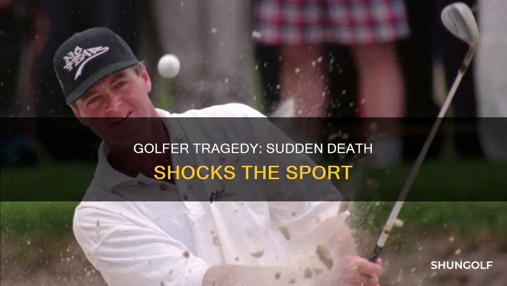 what golfer just committed suicide