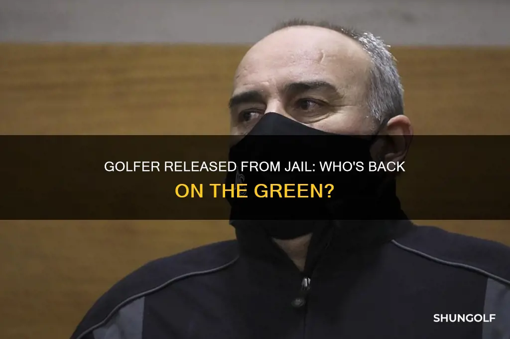 what golfer just got out of jail