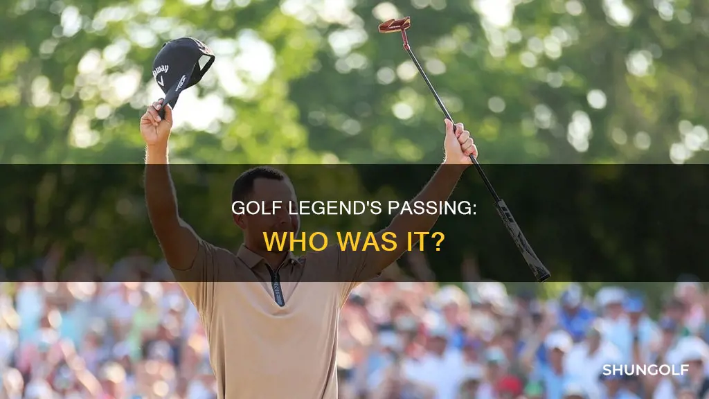 what golfer just passed away