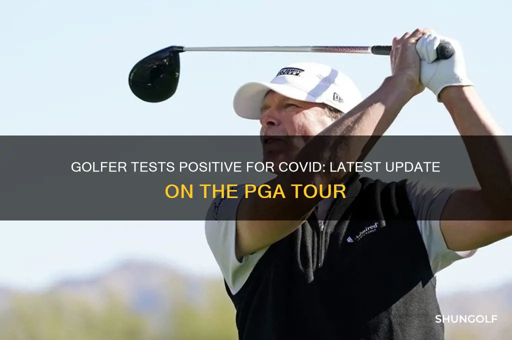 what golfer just tested positive for covid