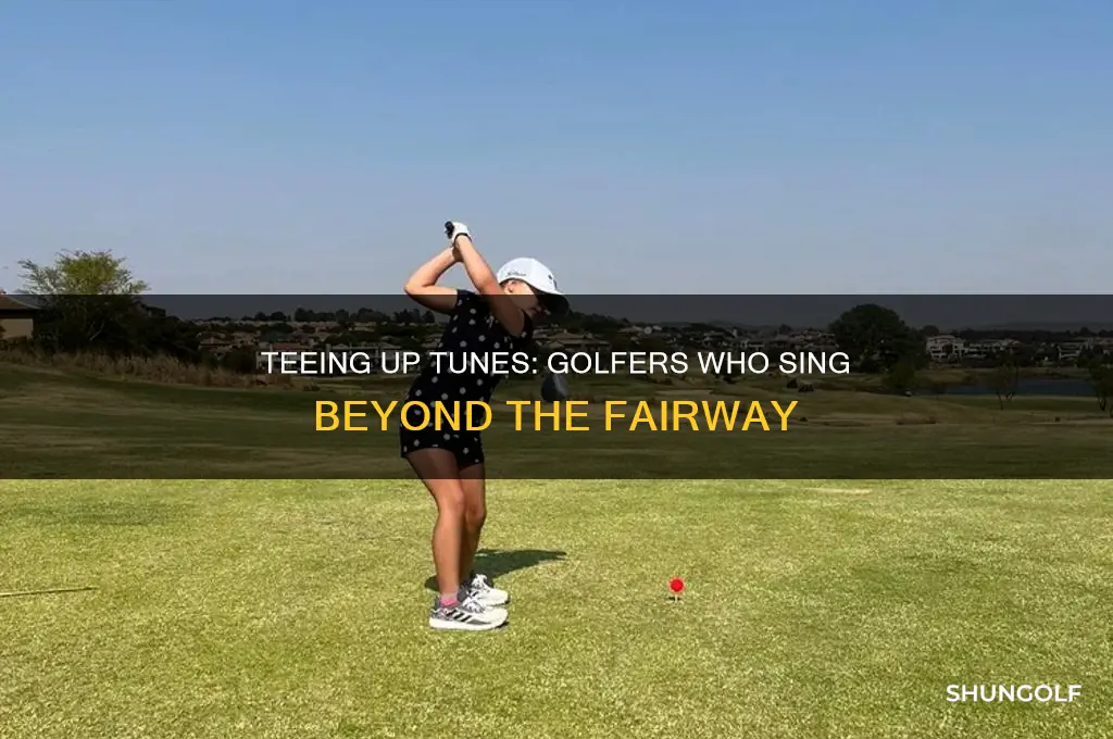 what golfer sings