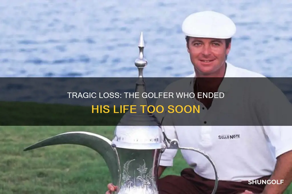 what golfer took his life