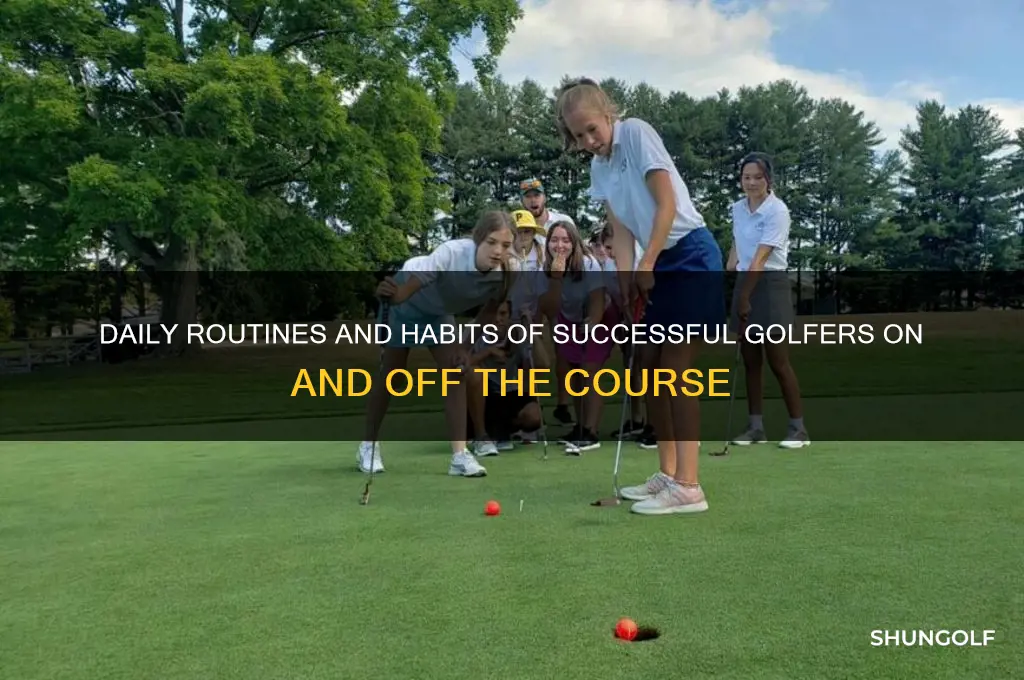 what golfer usually do