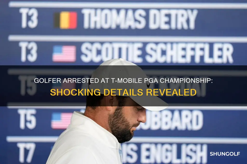 what golfer was arrested at the t mobile pga