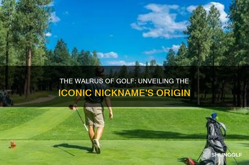 what golfer was called the walrus