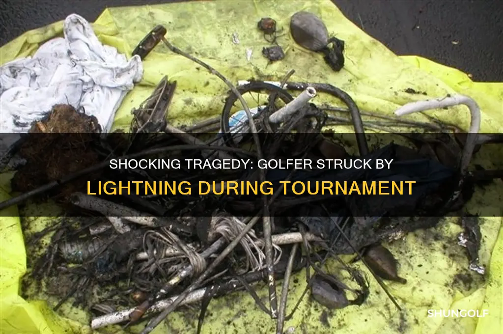 what golfer was struck by lightning