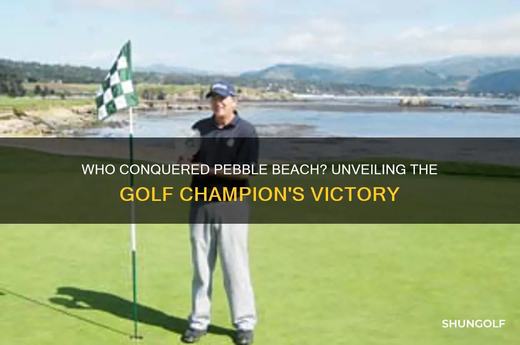 what golfer won at pebble beach