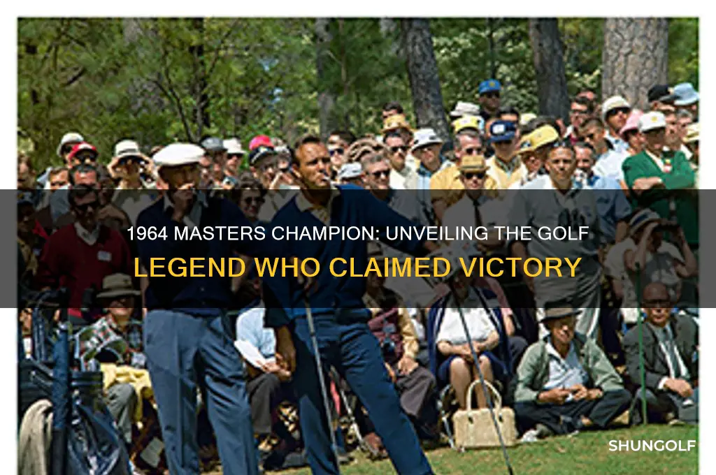 what golfer won the masters in 1964