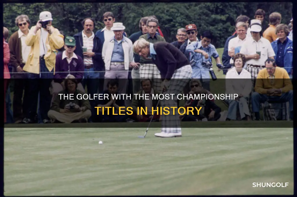 what golfer won the most champion