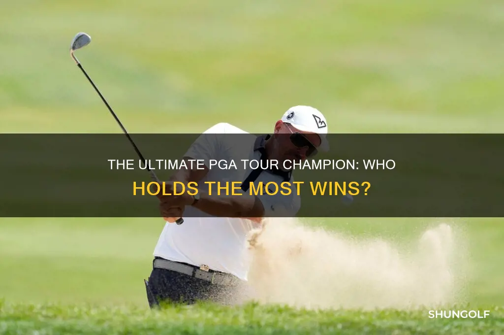 what golfer won the most pga tours