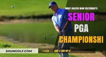 Yesterday's Senior PGA Championship Winner: Who Claimed the Title?