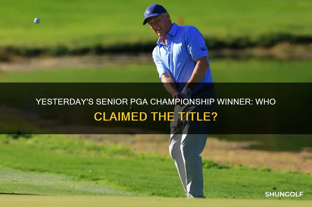 what golfer won yesterday