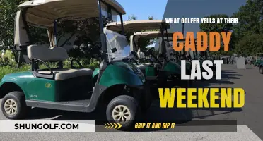 What Golfer Yelled at Their Caddy Last Weekend: Unveiling the Heated Exchange