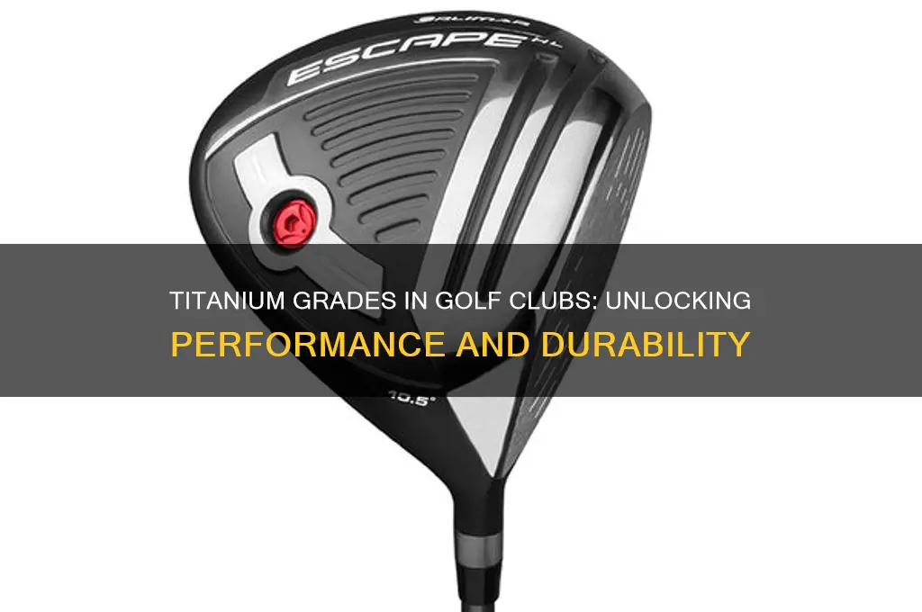what grade of titanium is used in golf clubs