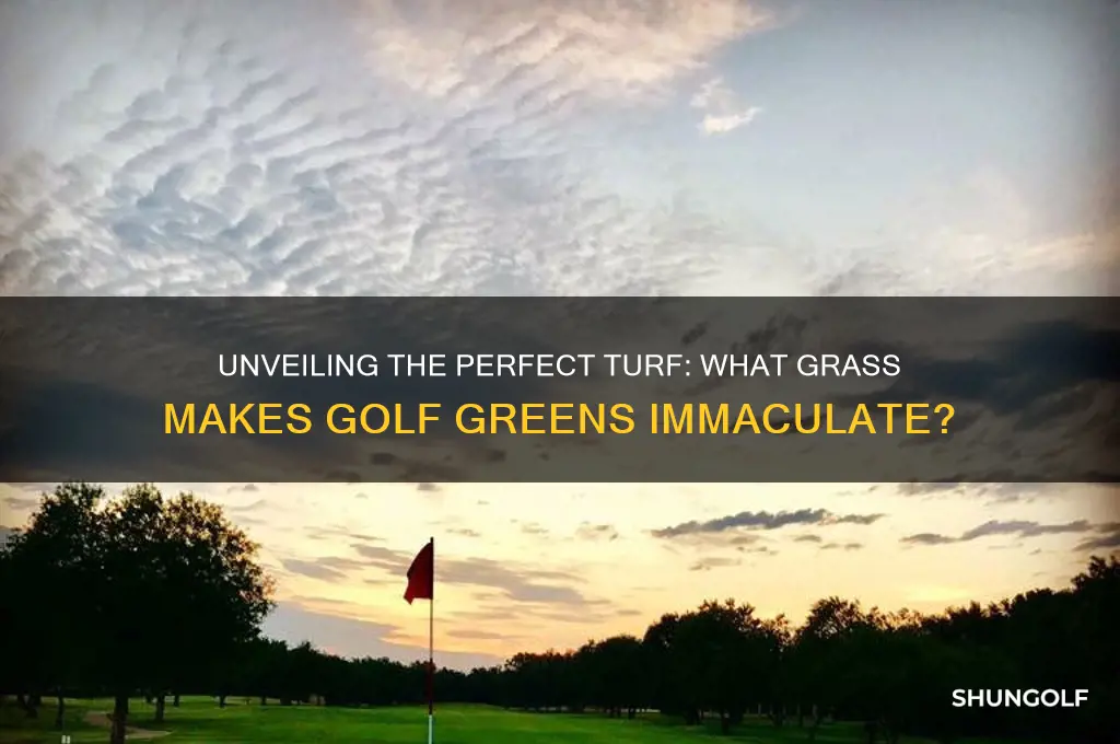 what grass are golf greens