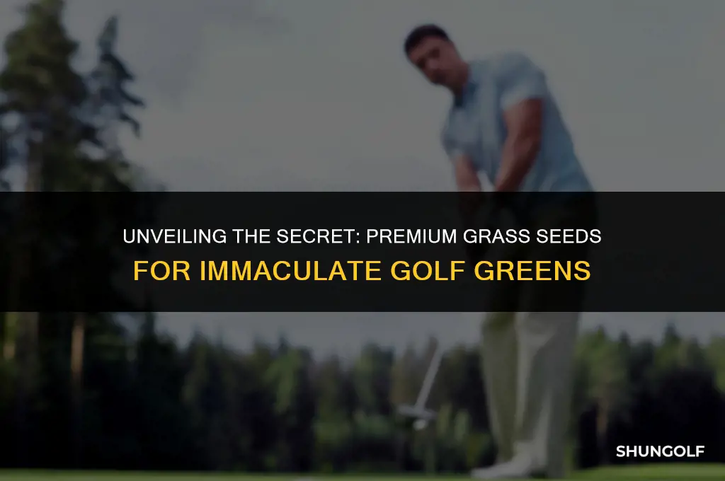 what grass seed is used for golf greens