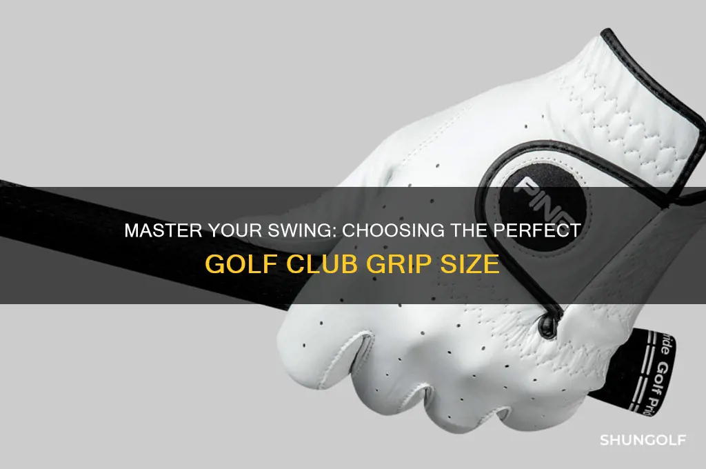 what grip size for golf clubs