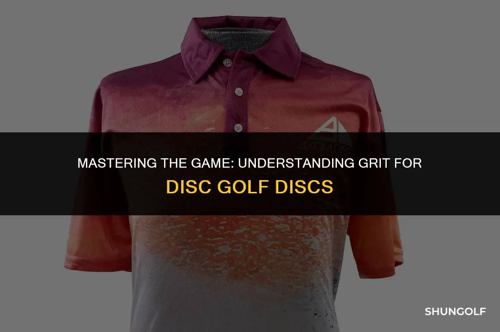 what grit for disc golf discs