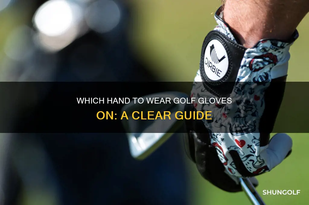 what hand do you wear golf clubs on