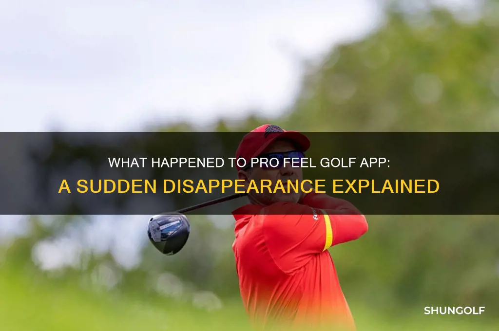 what happen to pro feel golf app