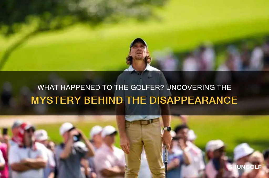 what happen to the golfer
